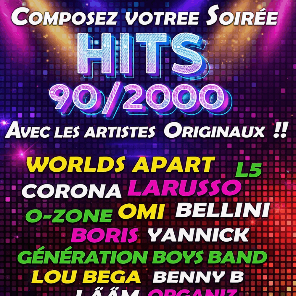 Groupe Année 90/2000 tournée